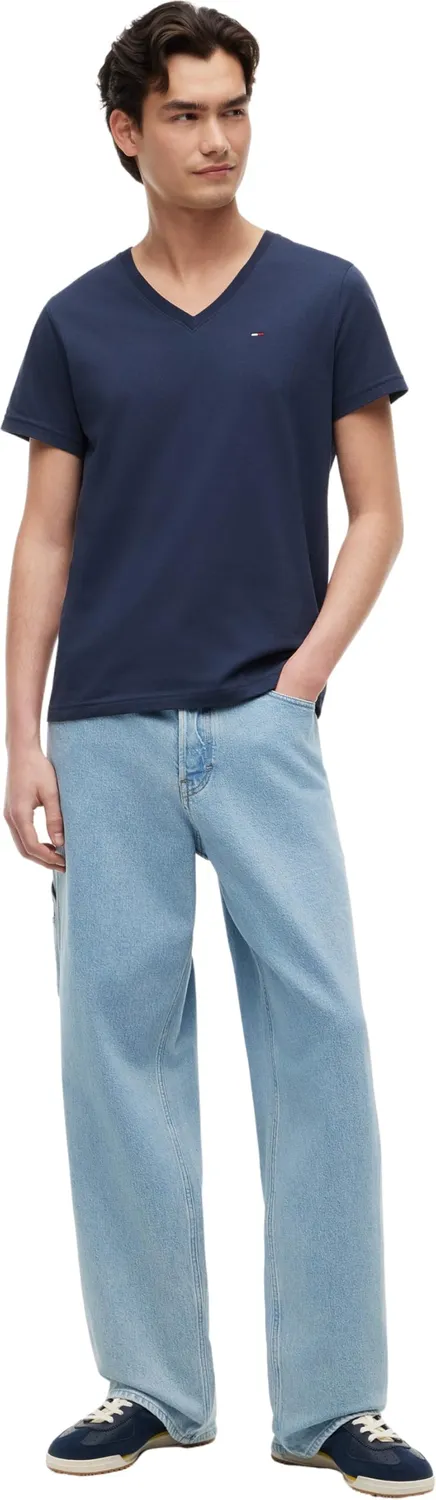 Tommy Jeans Basic T-Shirt Herren XL Bio-Baumwolle