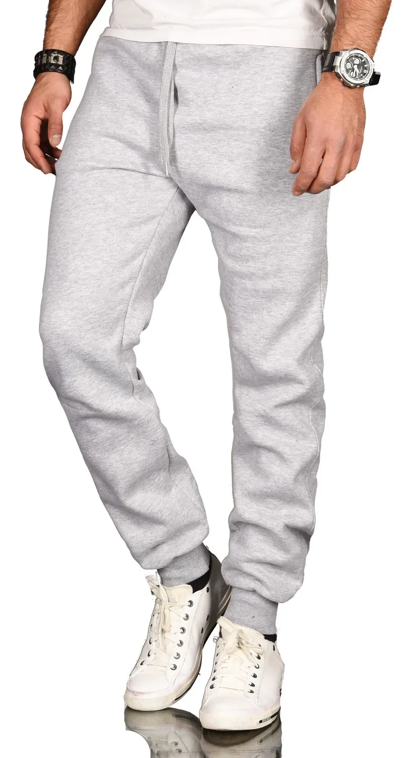 Alessandro Salvarini AS070 Jogginghose Herren mit Bündchen
