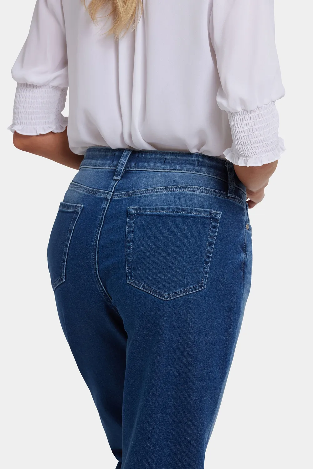 NYDJ Boyfriend Jeans Cool Marine Blau relaxed