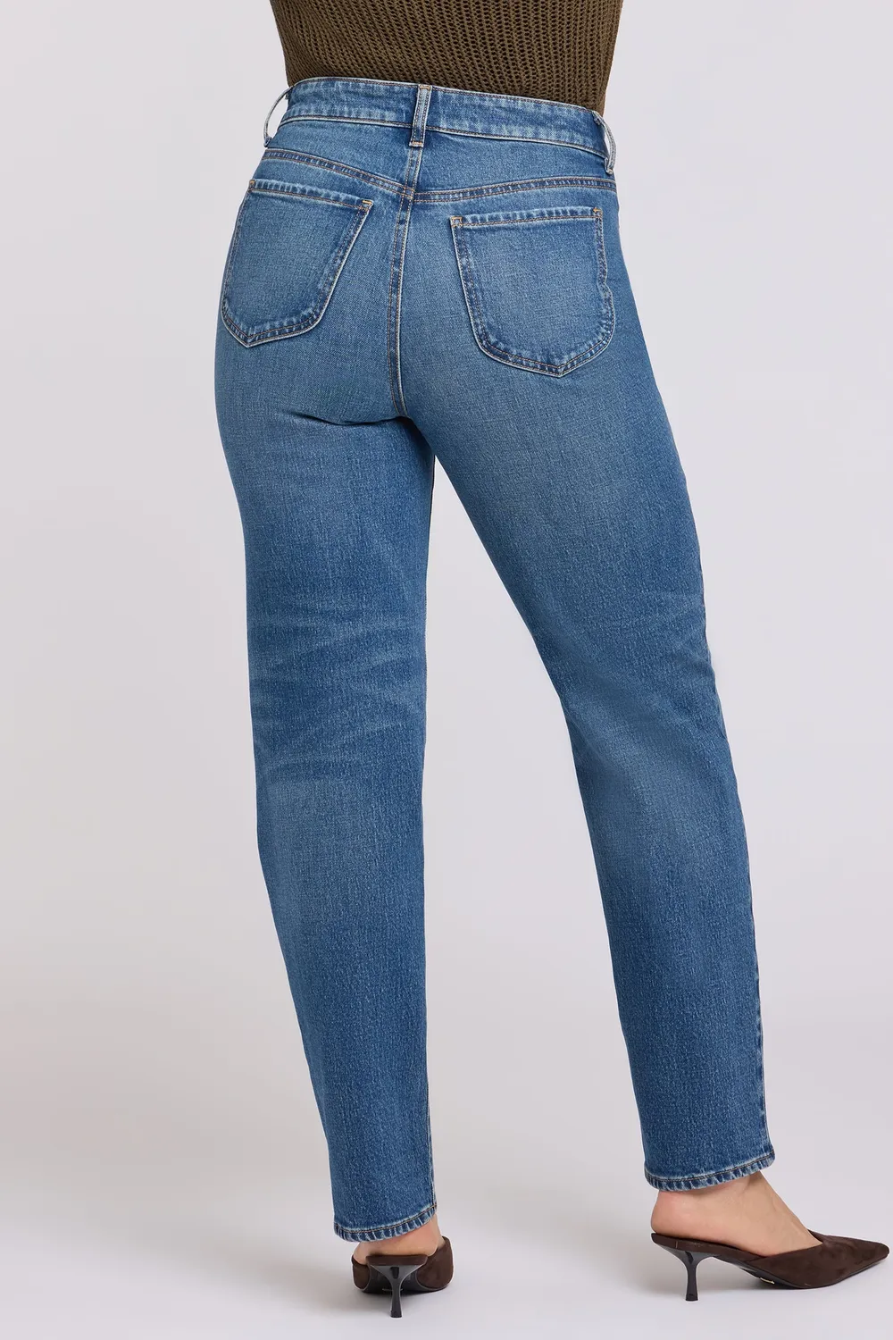 NYDJ Kasey Stovepipe Petite Jeans Aster High-Waist