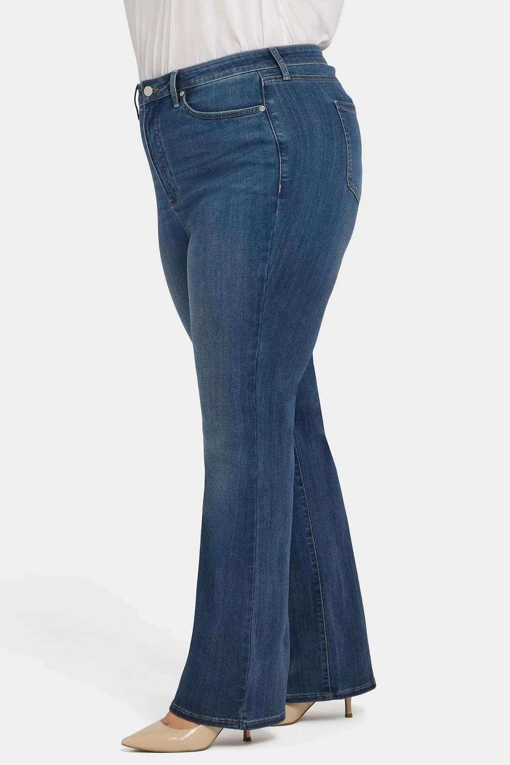 NYDJ Barbara Bootcut Jeans Serendipity Plus Size dunkelblau