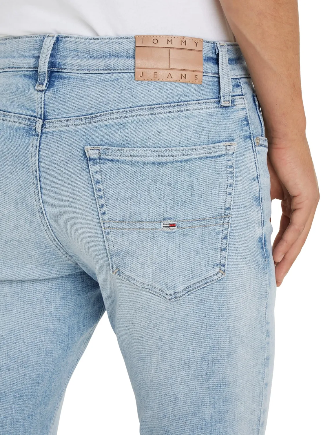 Tommy Jeans Slim Tapered Jeans 29W/34L Hellblau Denim