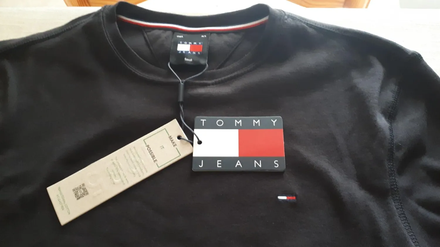Tommy Jeans TJM Original Langarmshirt L Baumwolle