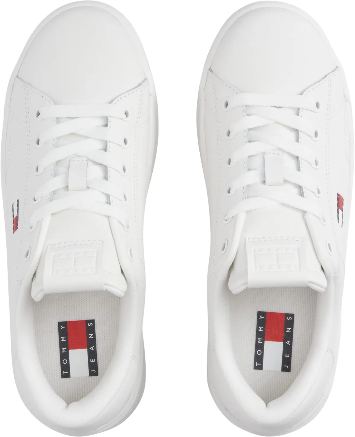Tommy Jeans TJW Script Cupsole Flatform Sneaker Weiß