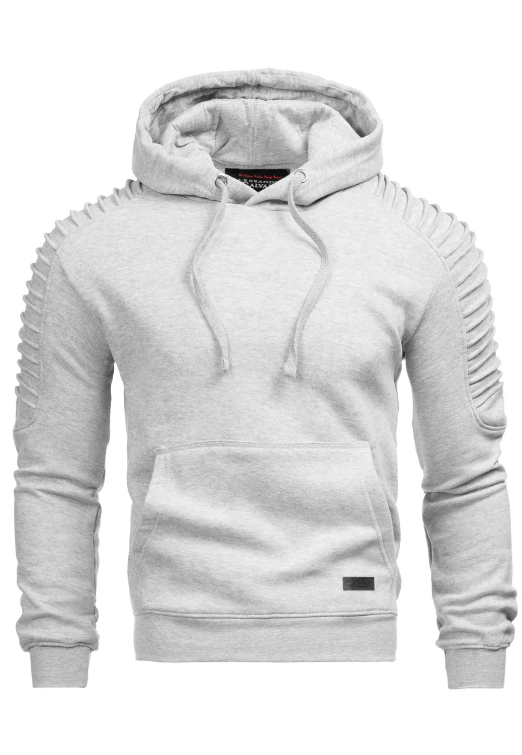 Alessandro Salvarini AS-074 Hoodie Herren Biker-Stepp