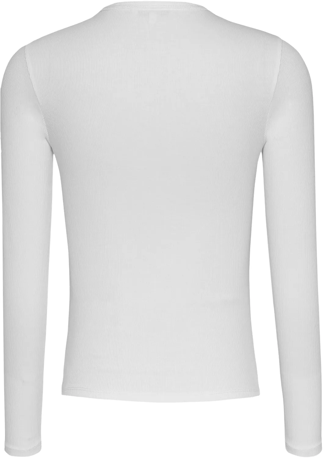 Tommy Jeans Essential Langarmshirt Damen Slim Fit Baumwolle