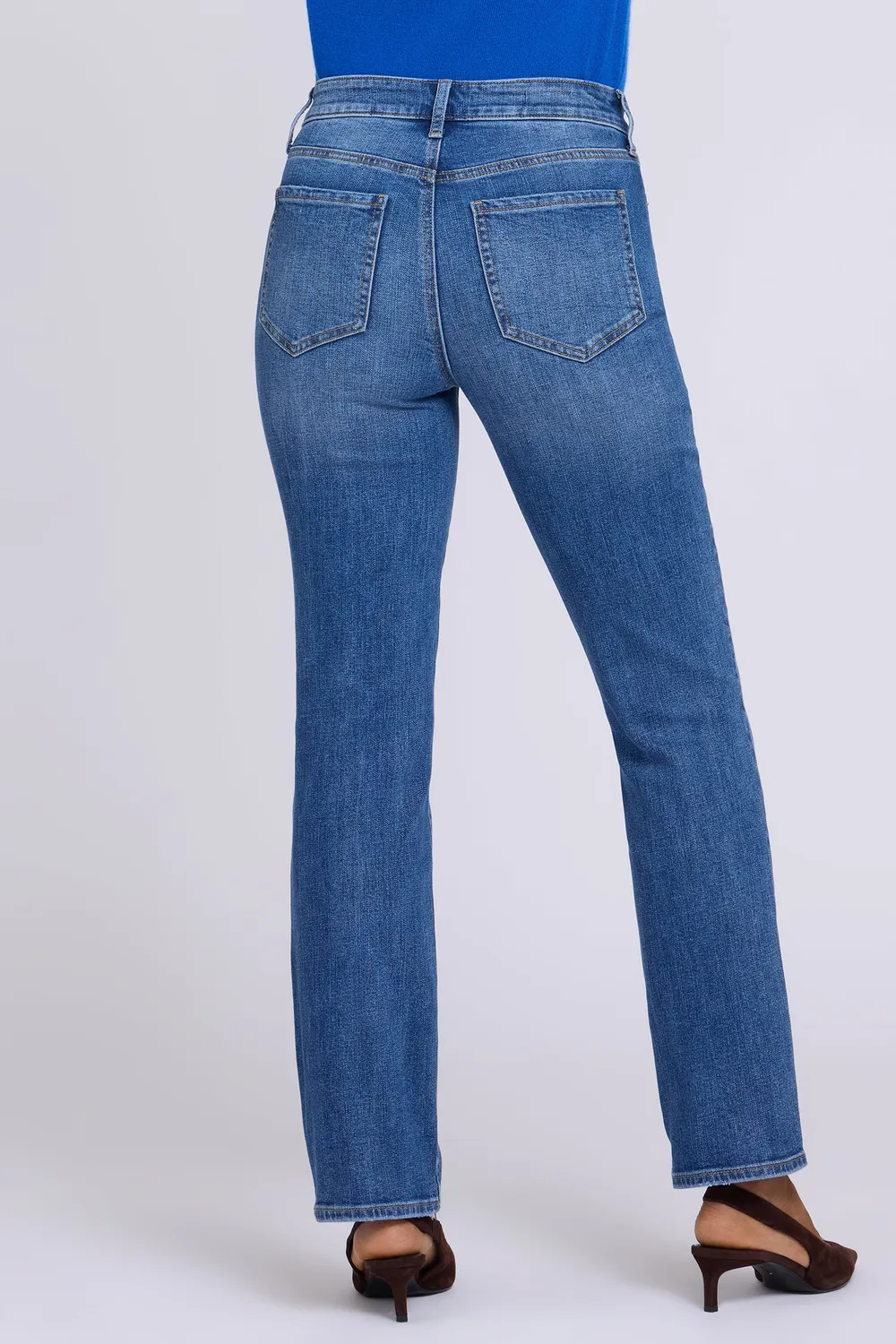 NYDJ Marilyn Straight Tall Jeans Yarrow High Rise