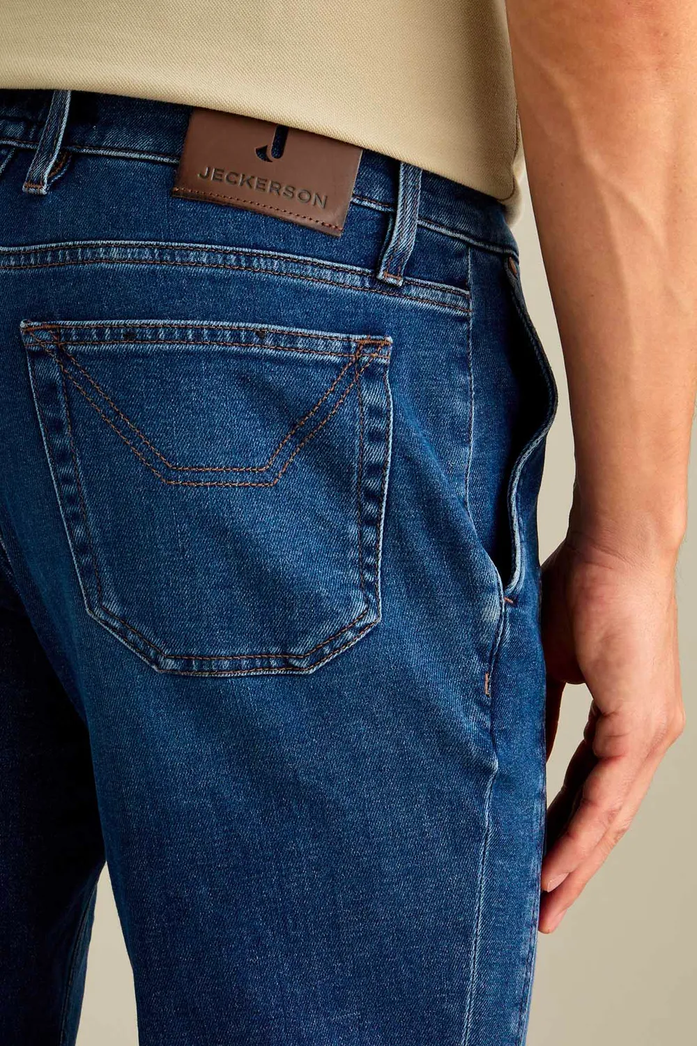 Jeckerson Jevon Slim Fit Stretch Jeans dunkelblau