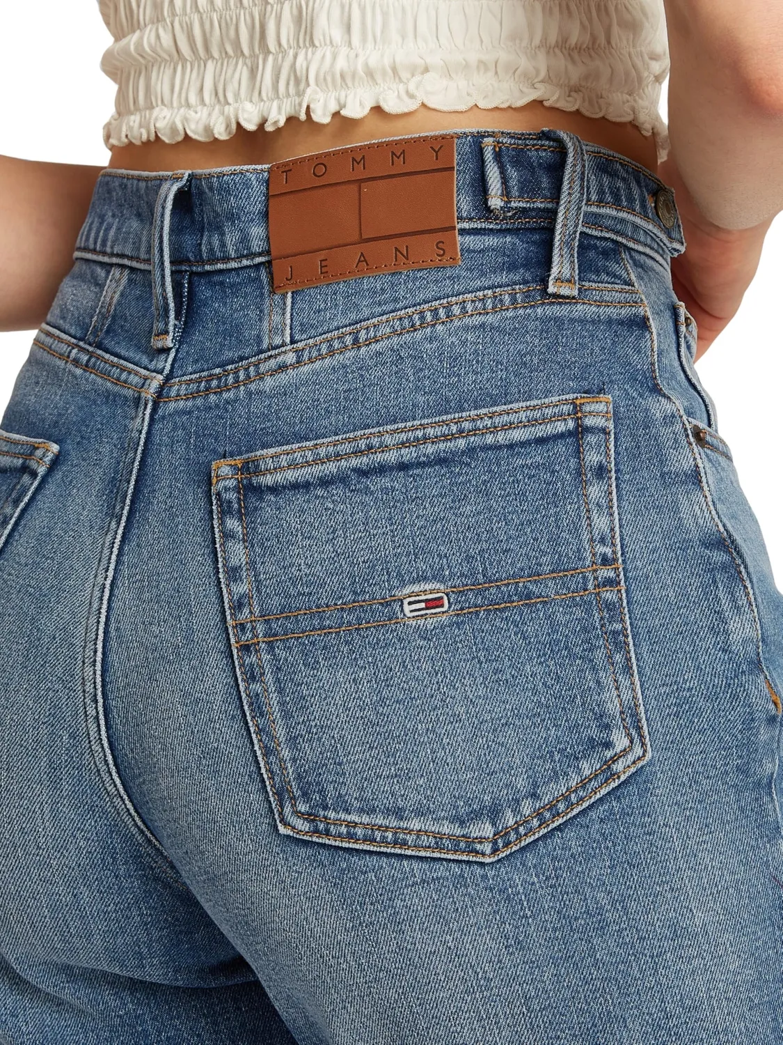 Tommy Jeans Mom Jean Damen Jeans 26W/28L Cropped