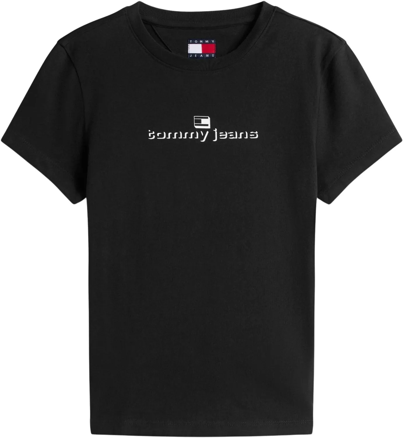 Tommy Jeans S/S T-Shirt Damen Gr. L Kurzarm Basic