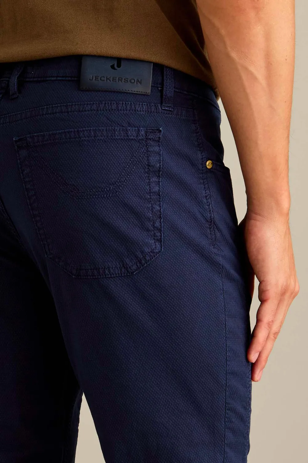 Jeckerson John Hose Herren dunkelblau Slim Fit