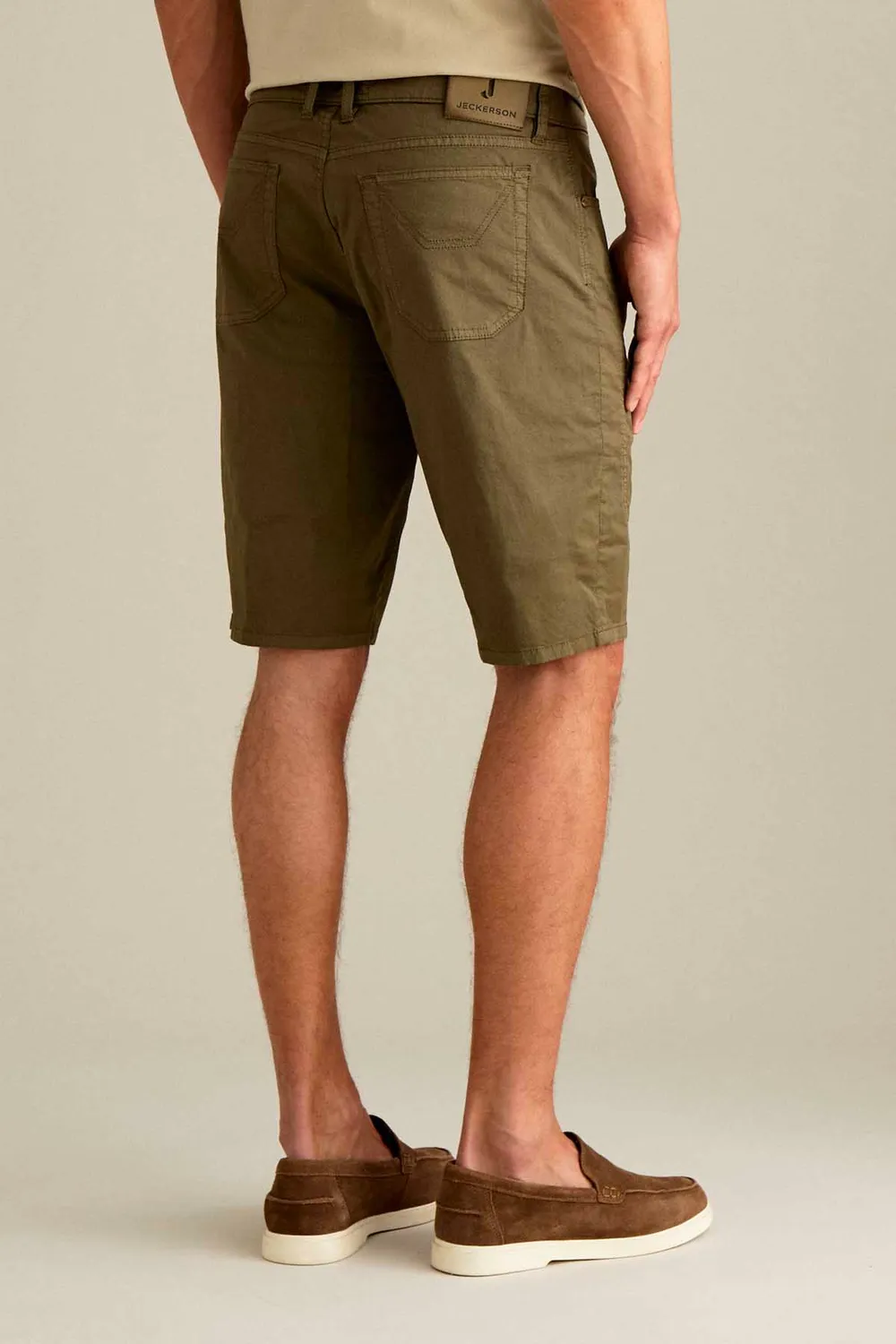 Jeckerson Jayden Toppa Bermuda Slim Fit militärgrün
