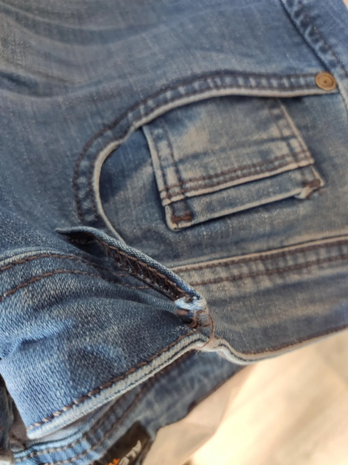 Alessandro Salvarini Slim Fit Jeans Herren 38W/36L Washed