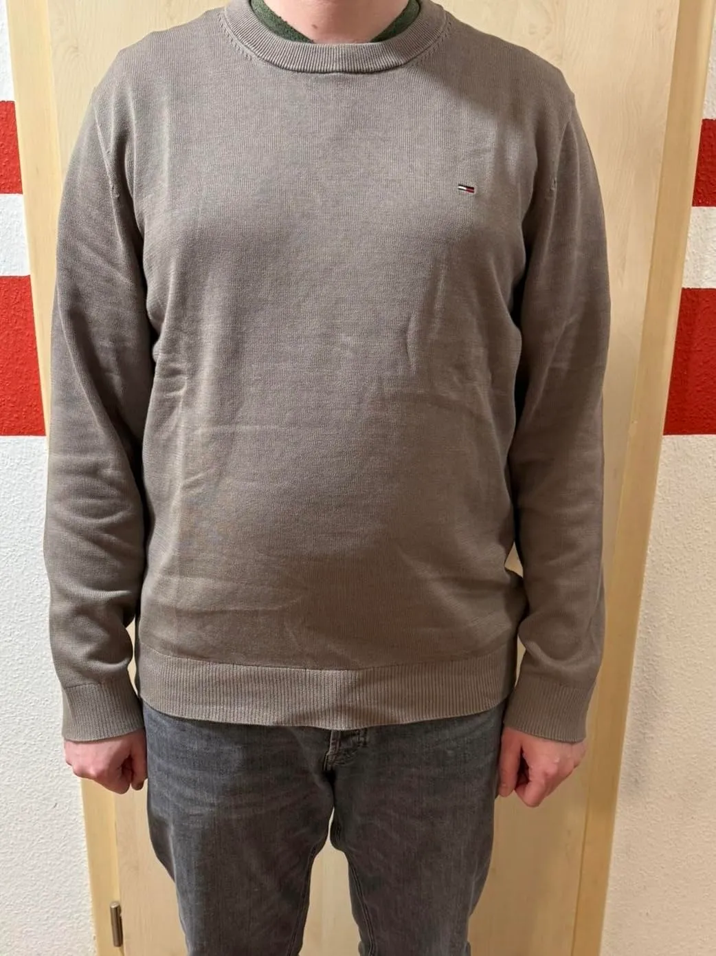 Tommy Jeans TJM Slim ESS Light Sweater EXT Pullover XXL