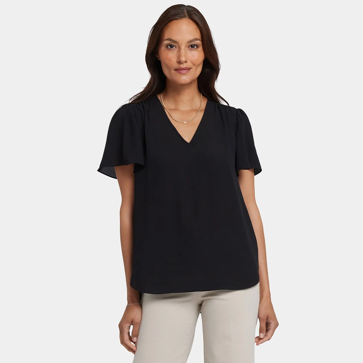 NYDJ Marilyn Straight Crop-Jeans Pink Dogwood rosa