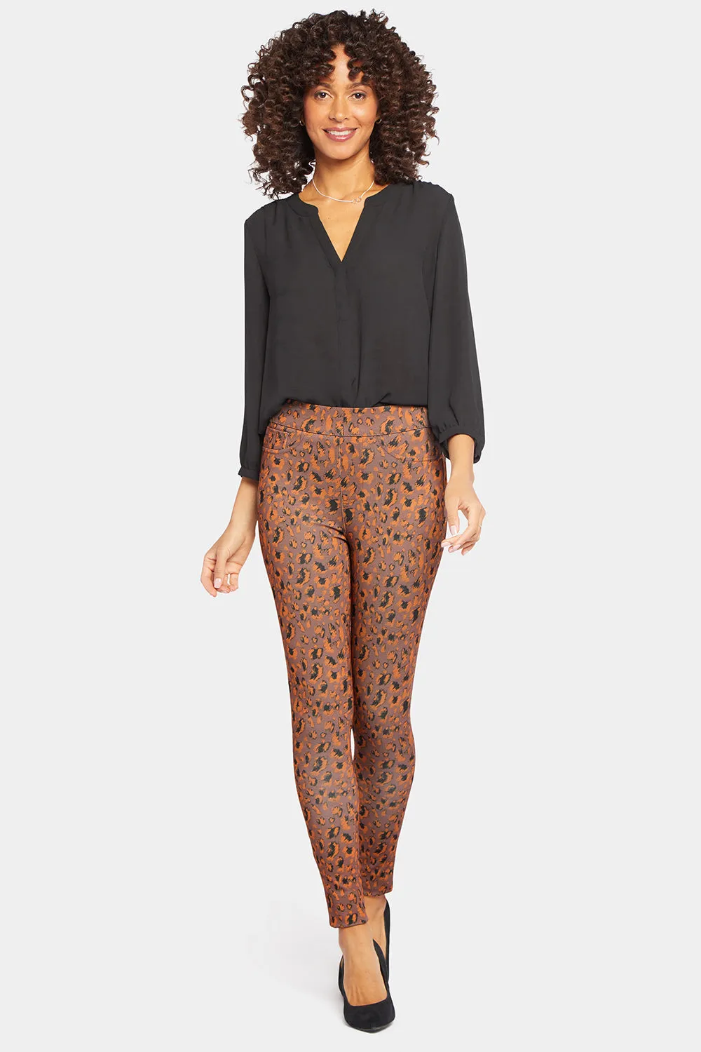 NYDJ Modern Legging Hose Caramel Cat Ponte