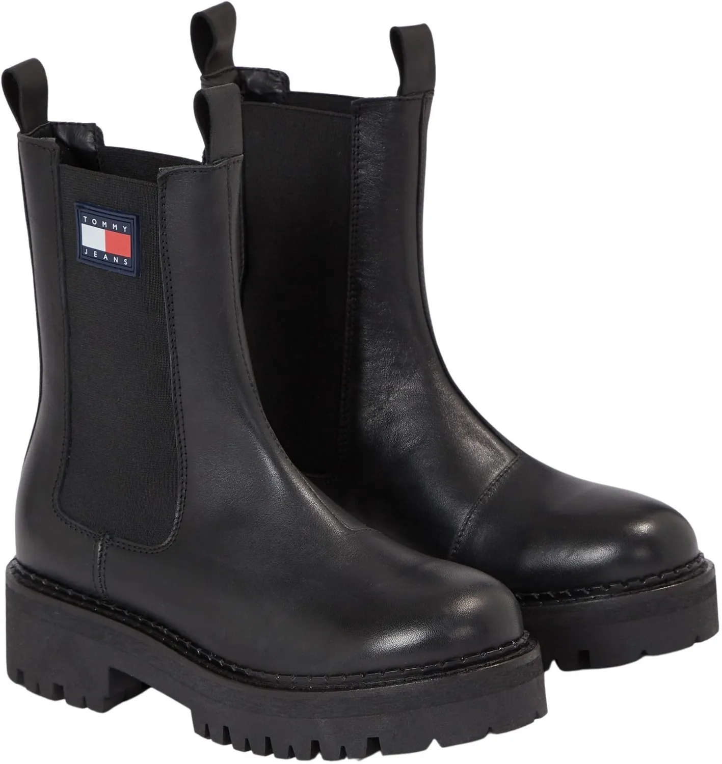 Tommy Jeans TJW Urban Chelsea EN0EN02298 Stiefel Damen Weiß mittelhoch