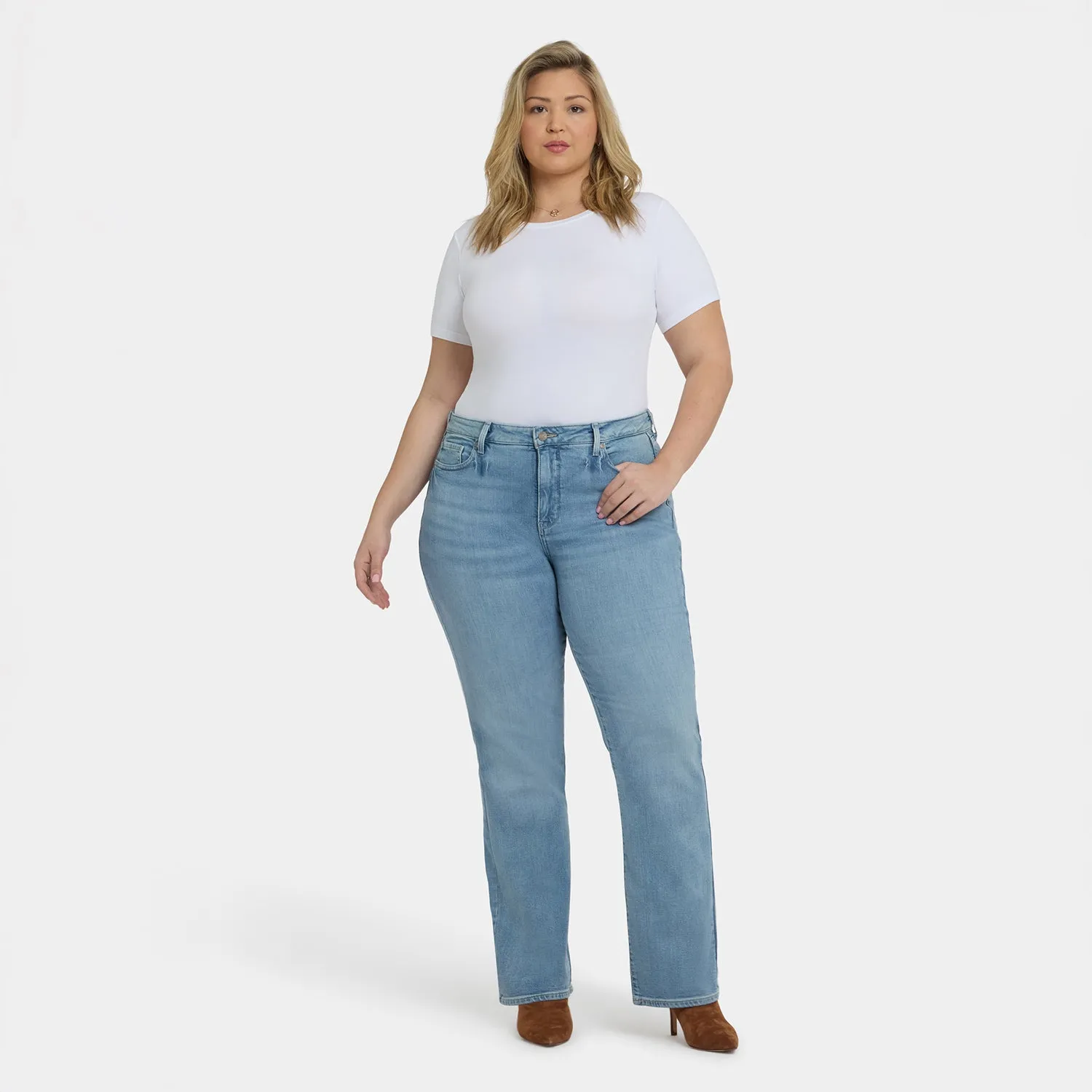 NYDJ Barbara Bootcut Jeans Majestic Dusk Plus Size