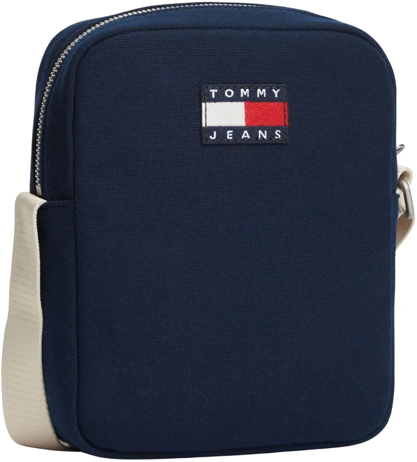 Tommy Jeans Bold Varsity Reporter Umhängetasche blau Logo
