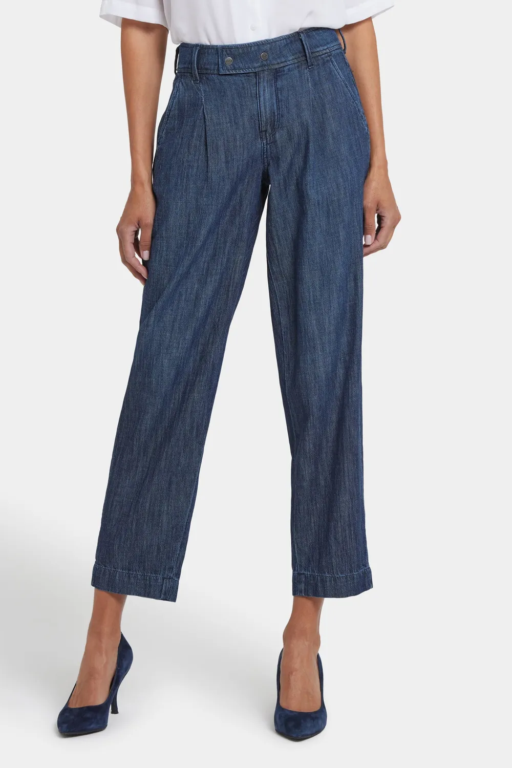 NYDJ Balloon Trouser Jeans La Mer dunkelblau relaxed
