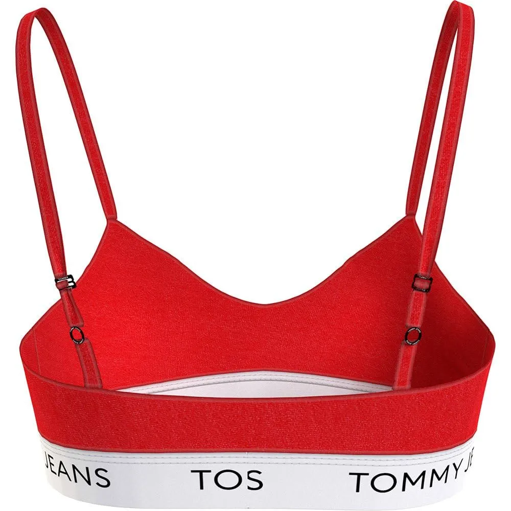 Tommy Jeans Bralette Damen Rot Stretch