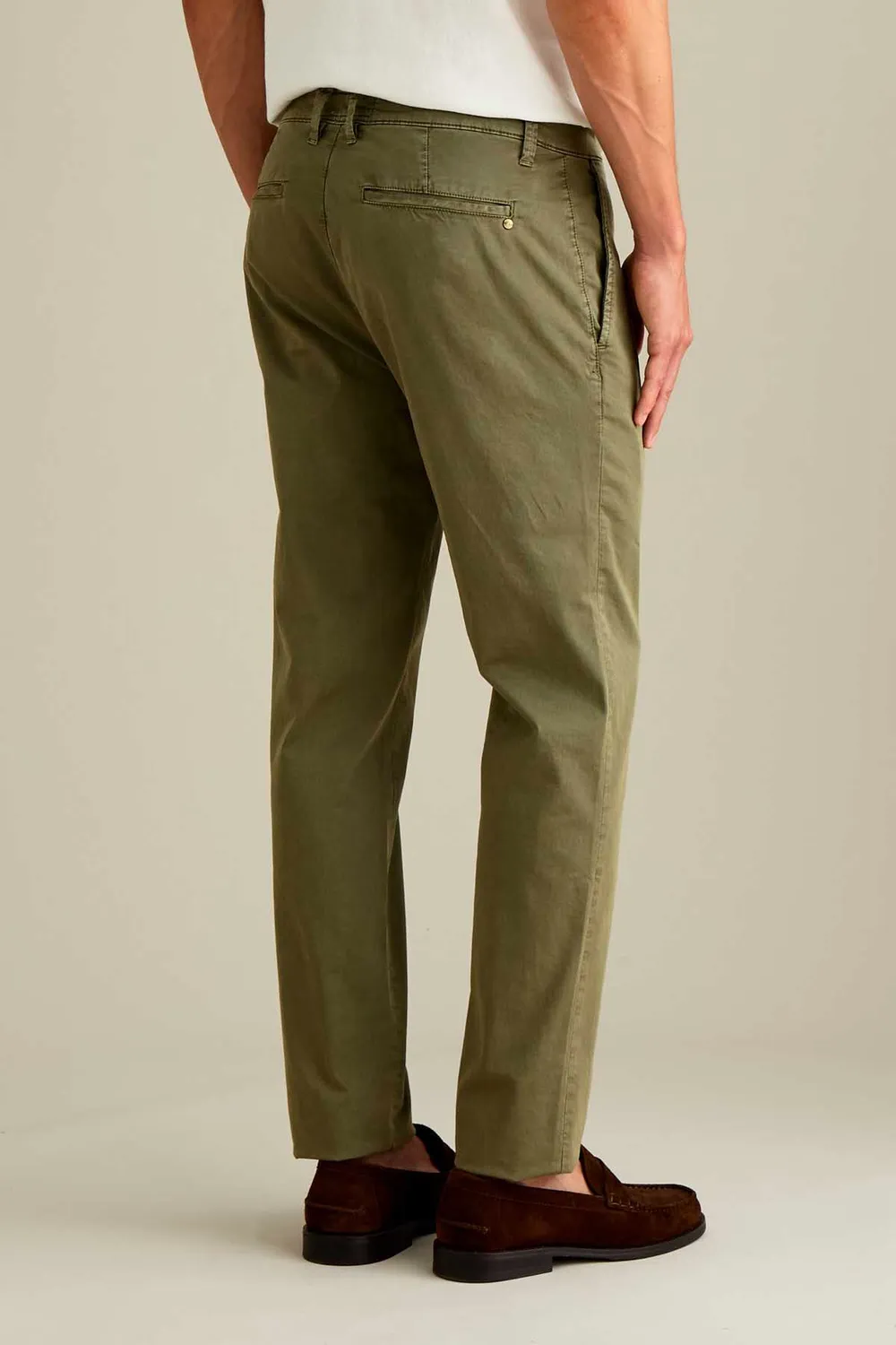 Jeckerson Jack Chino Slim Fit Herrenhose Militärgrün