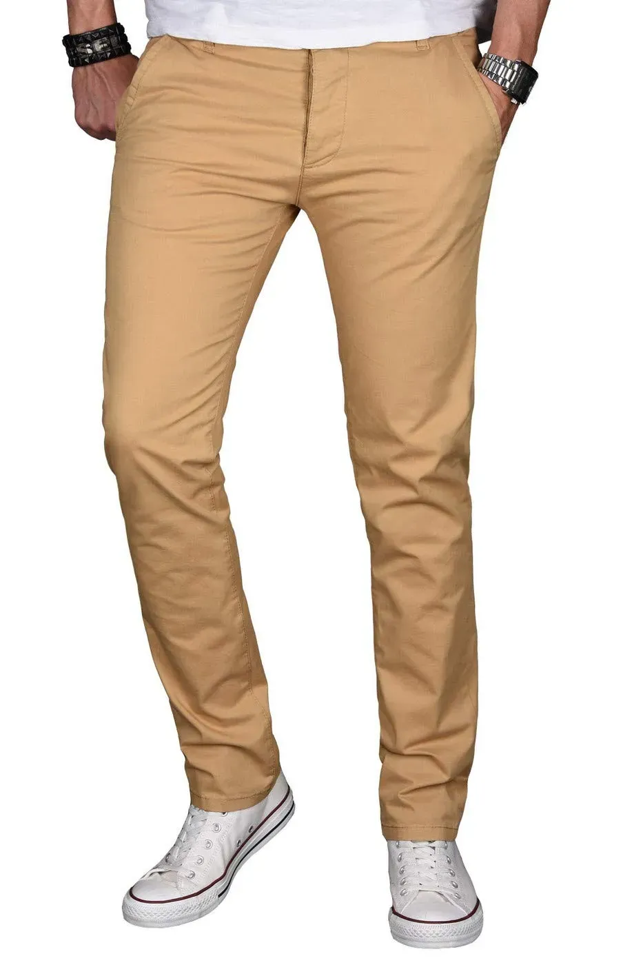 Alessandro Salvarini AS024 Chino Herren Regular Slim
