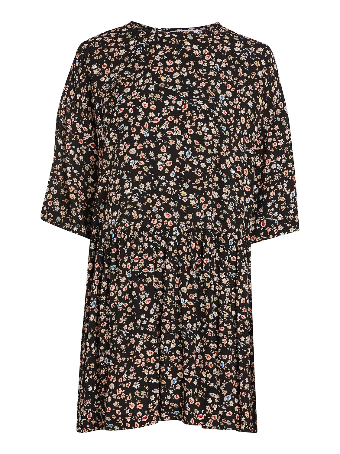 Tommy Jeans Slip-Kleid Damen S Satin-Optik