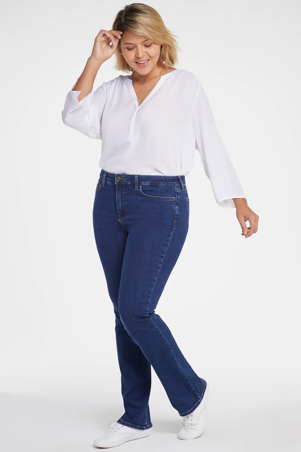 NYDJ Barbara Bootcut Plus Jeans Quinn weit