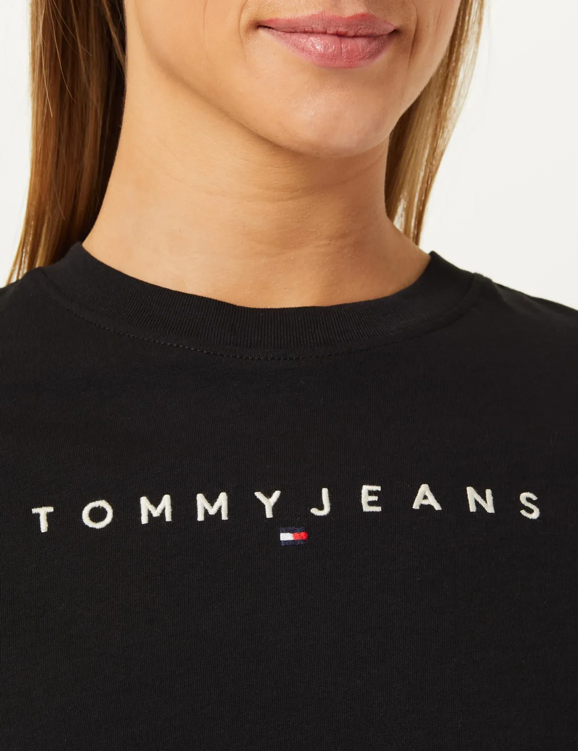 Tommy Jeans T-Shirt Damen Kurzarm Baumwolle