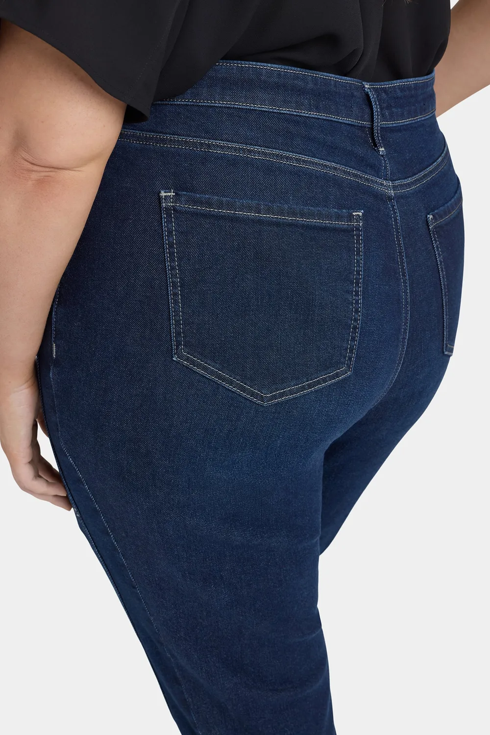 NYDJ Margot Girlfriend Jeans Plus Midnight Breeze dunkelblau