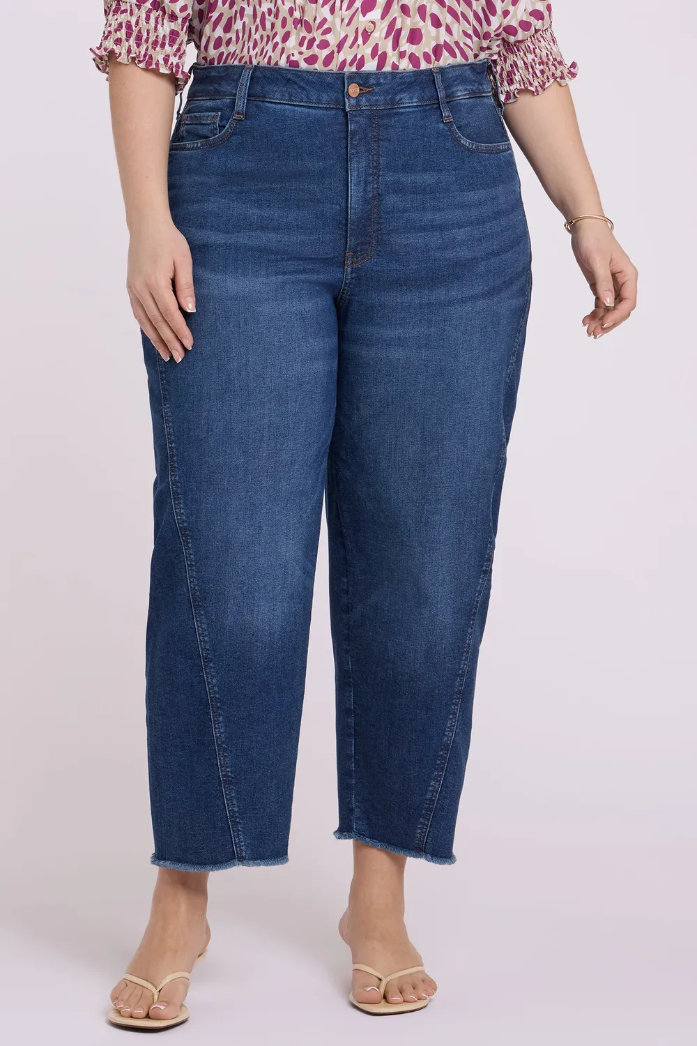 NYDJ Alyssa Relaxed Crop Jeans Sunset Villa