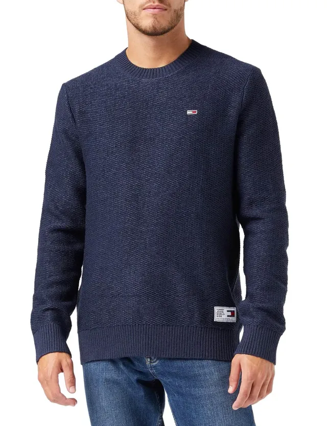 Tommy Jeans TJM Reg Structured Pullover Herren S