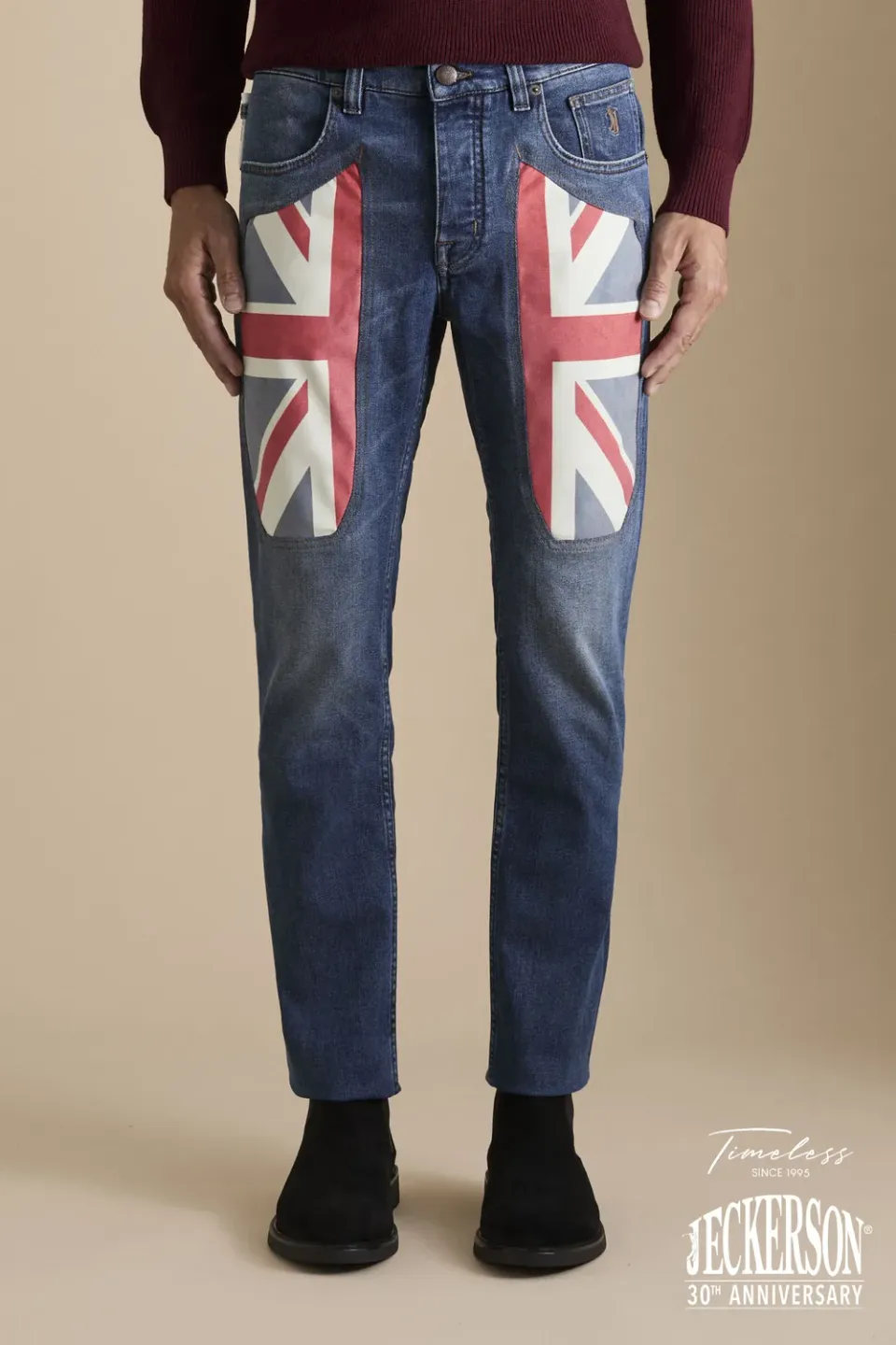 Jeckerson Anniversary Jeans Slim Fit mittelblau Denim