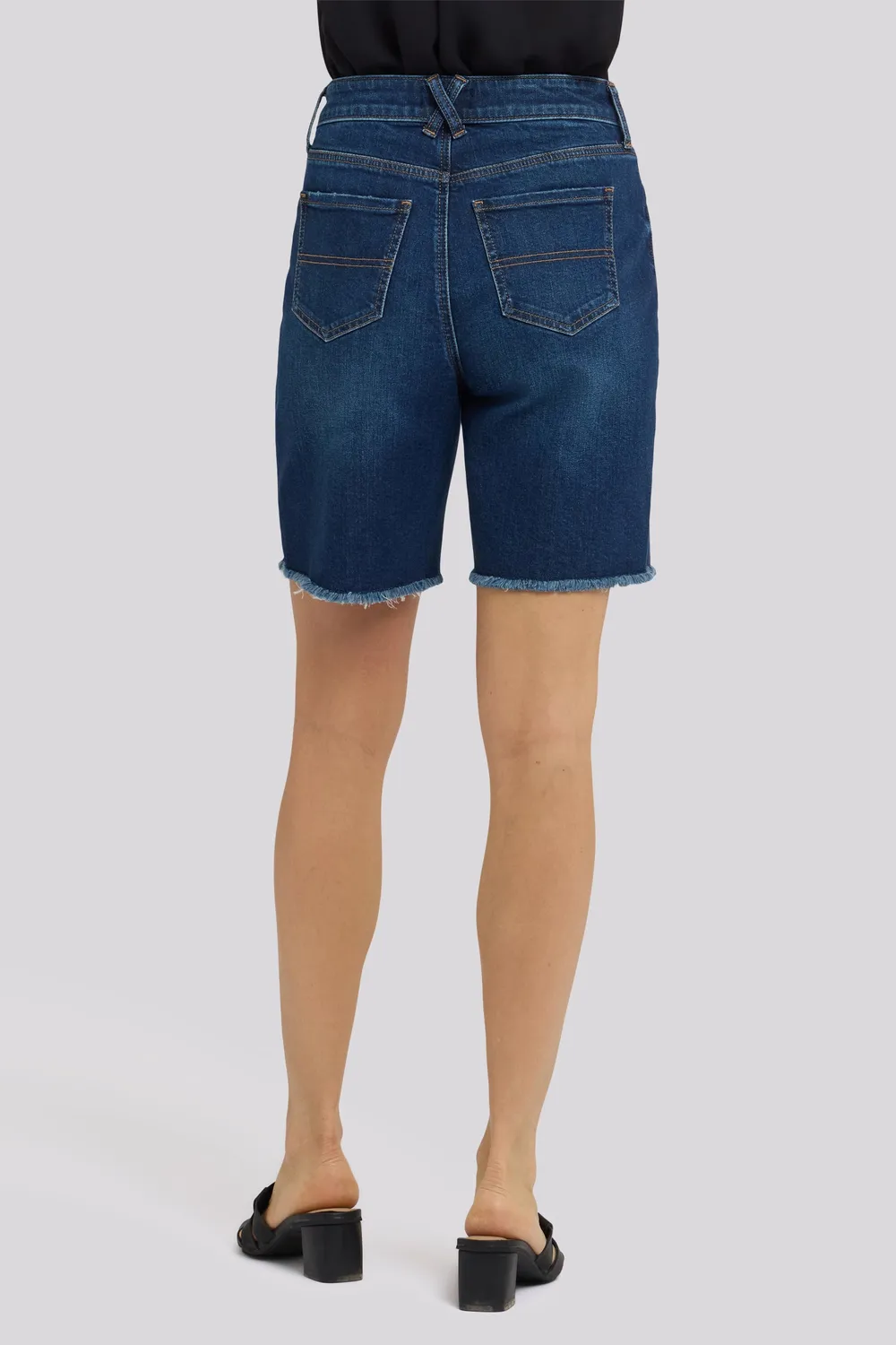 NYDJ Erin Shorts Denim Sunset Villa High Rise