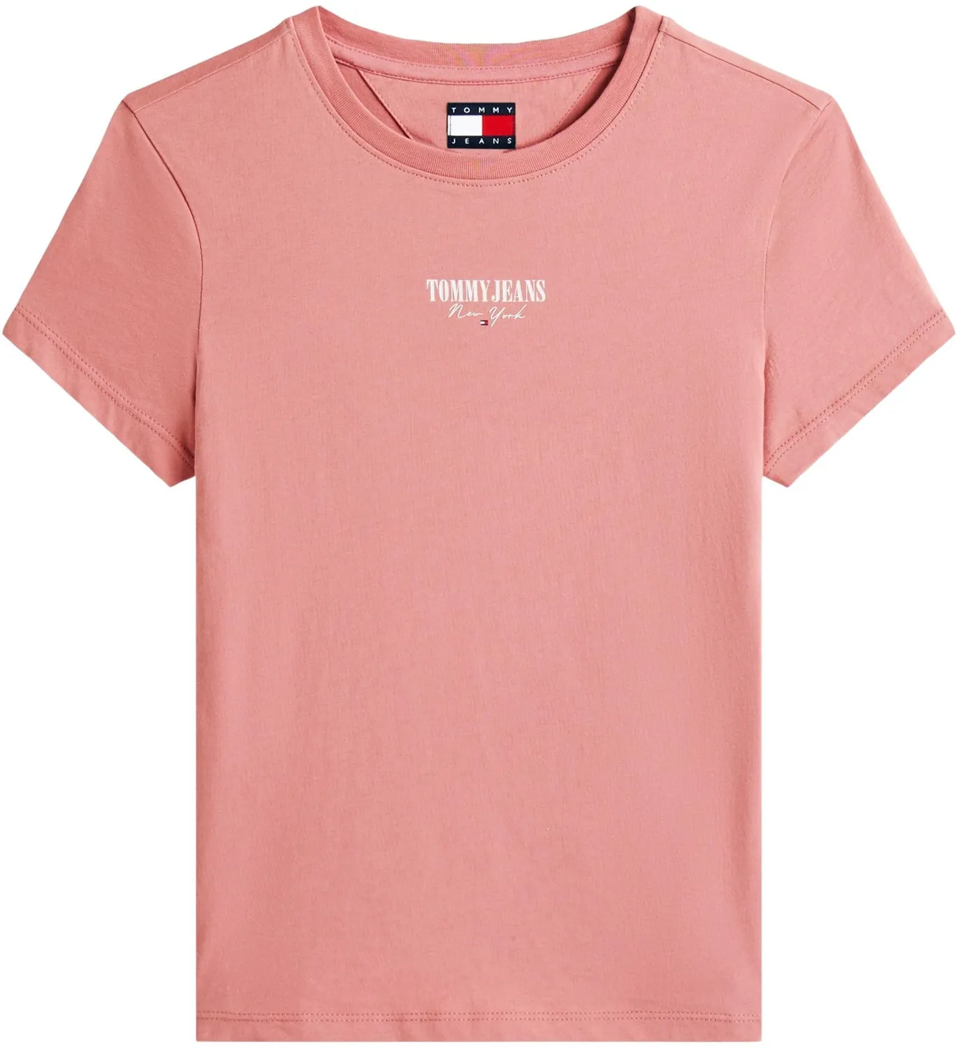 Tommy Jeans Essential Logo Cropped T-Shirt Damen kurz
