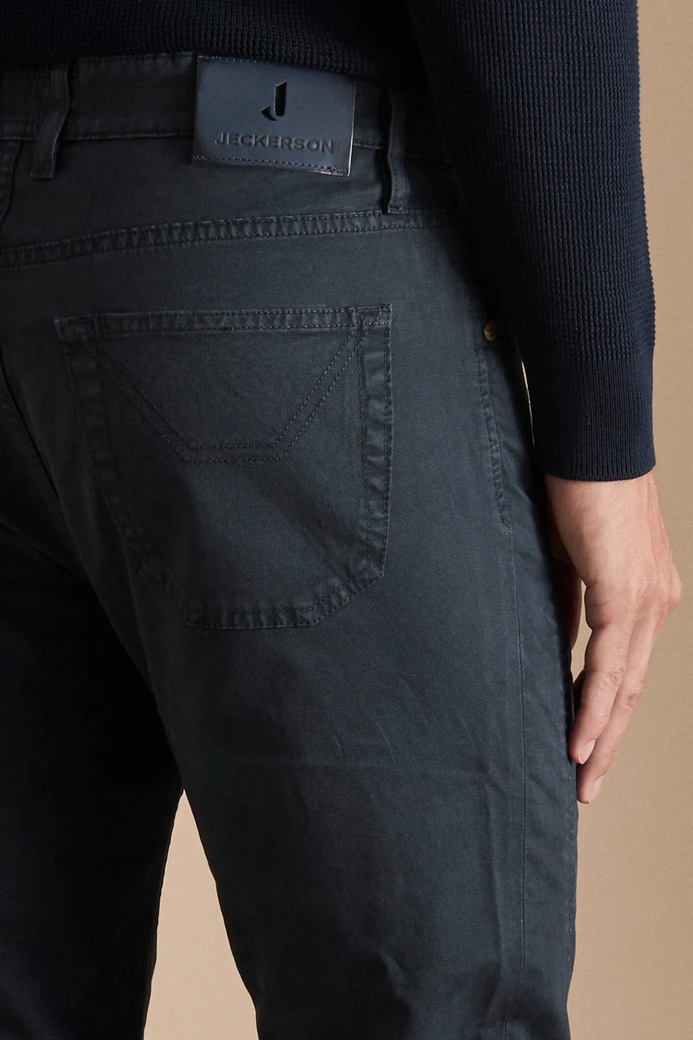 Jeckerson Jax Slim Fit Hose dunkelblau Stretch
