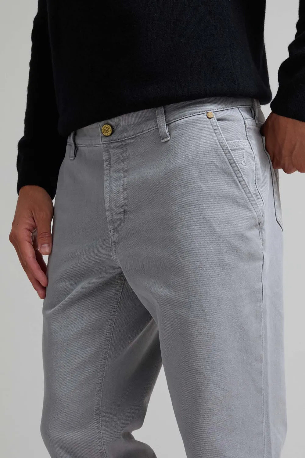 Jeckerson Julius Hose Slim Fit anthrazitgrau Bull