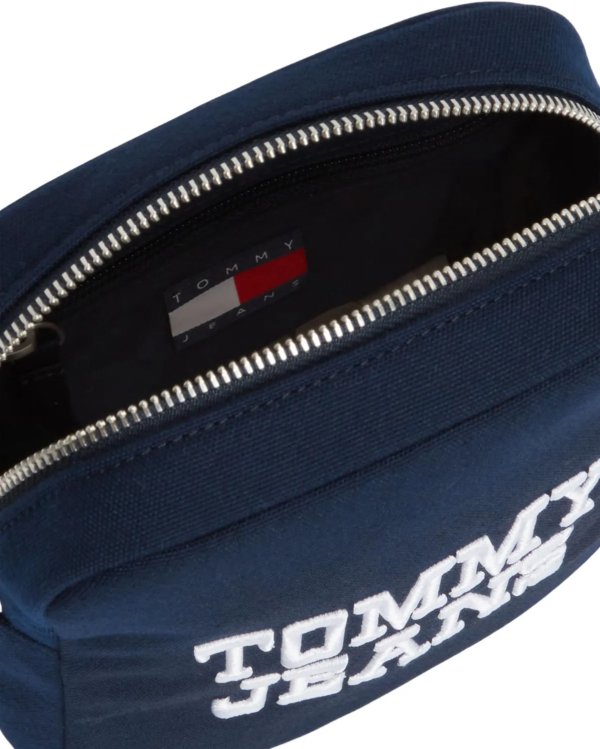 Tommy Jeans Bold Varsity Reporter Umhängetasche blau Logo