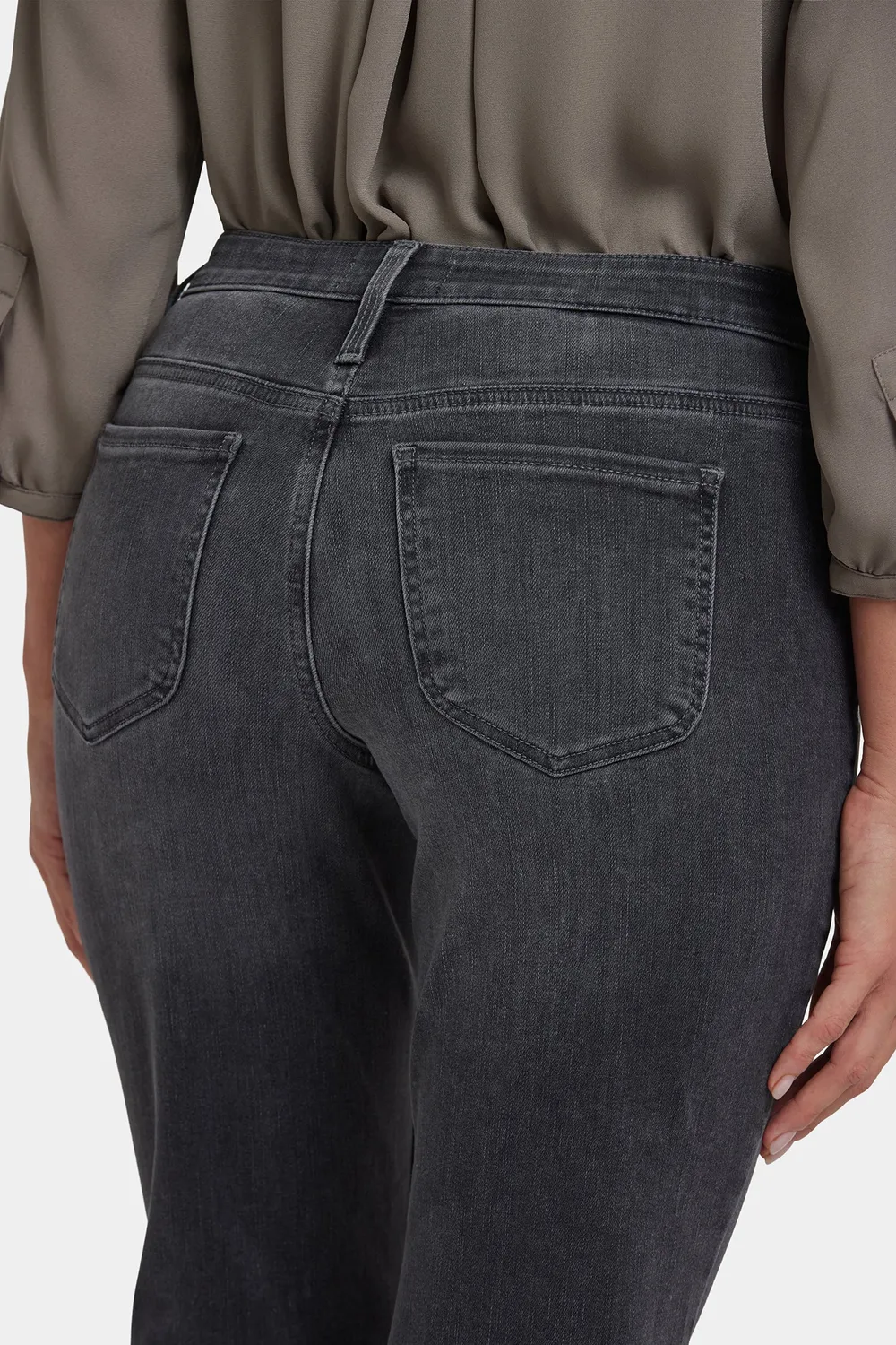 NYDJ Ava Flared Jeans Gloomy Marais Grau