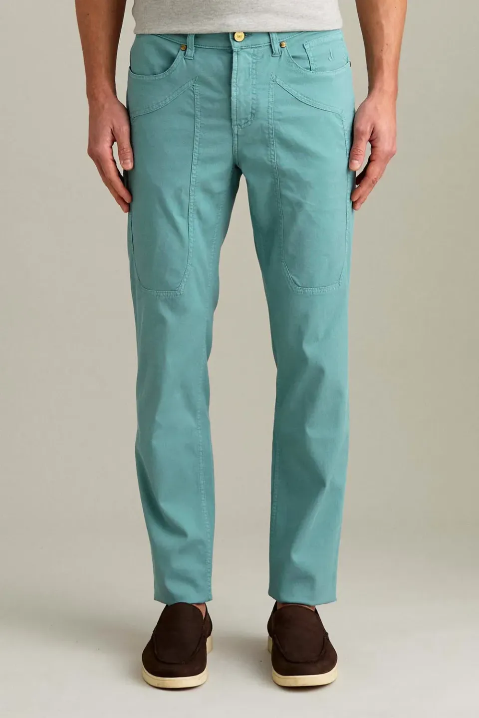 Jeckerson John Toppa Hose Slim Fit pastellgrün