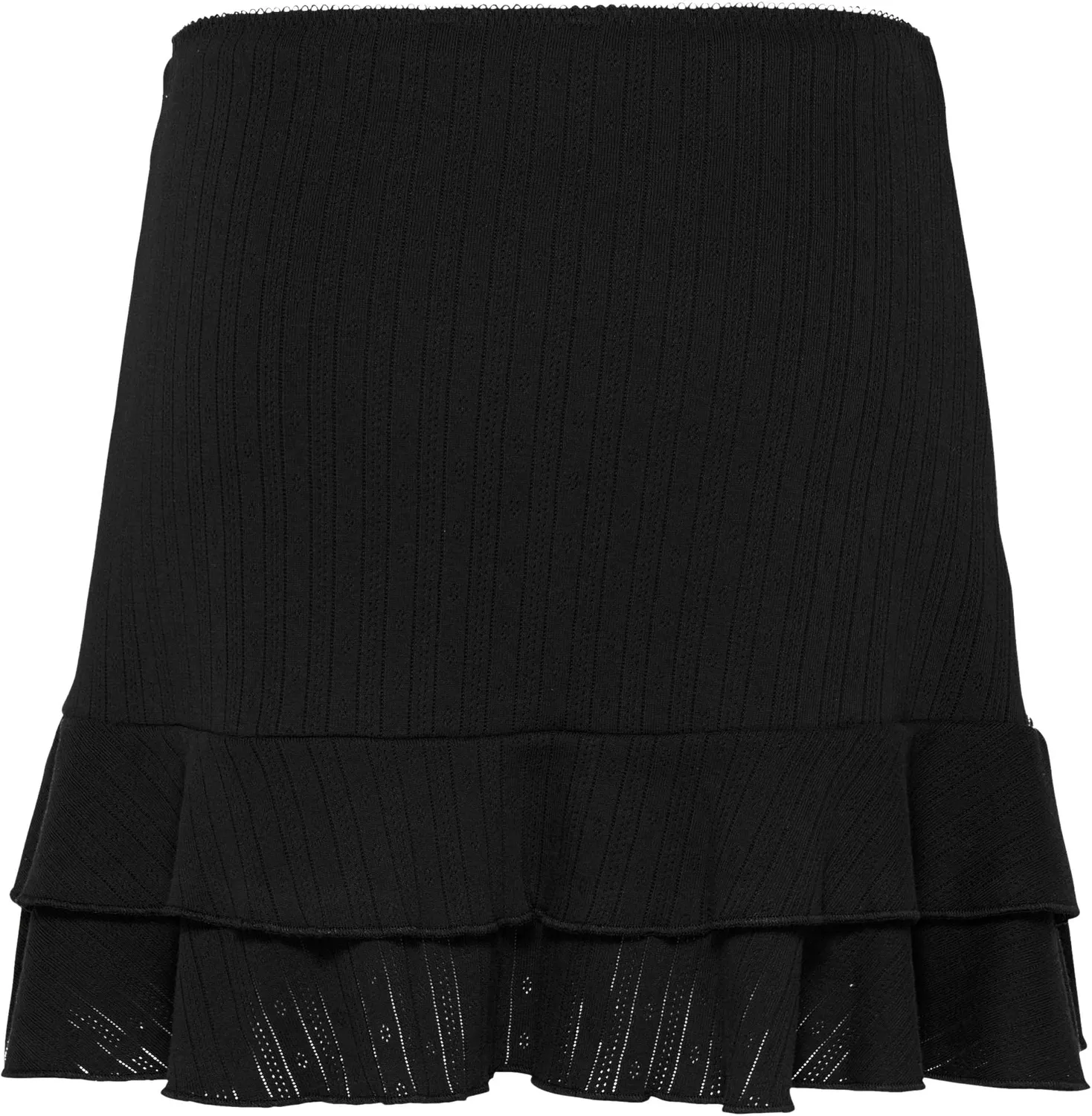 Tommy Jeans Spitzen Minirock Schwarz 34 Gerader Rock