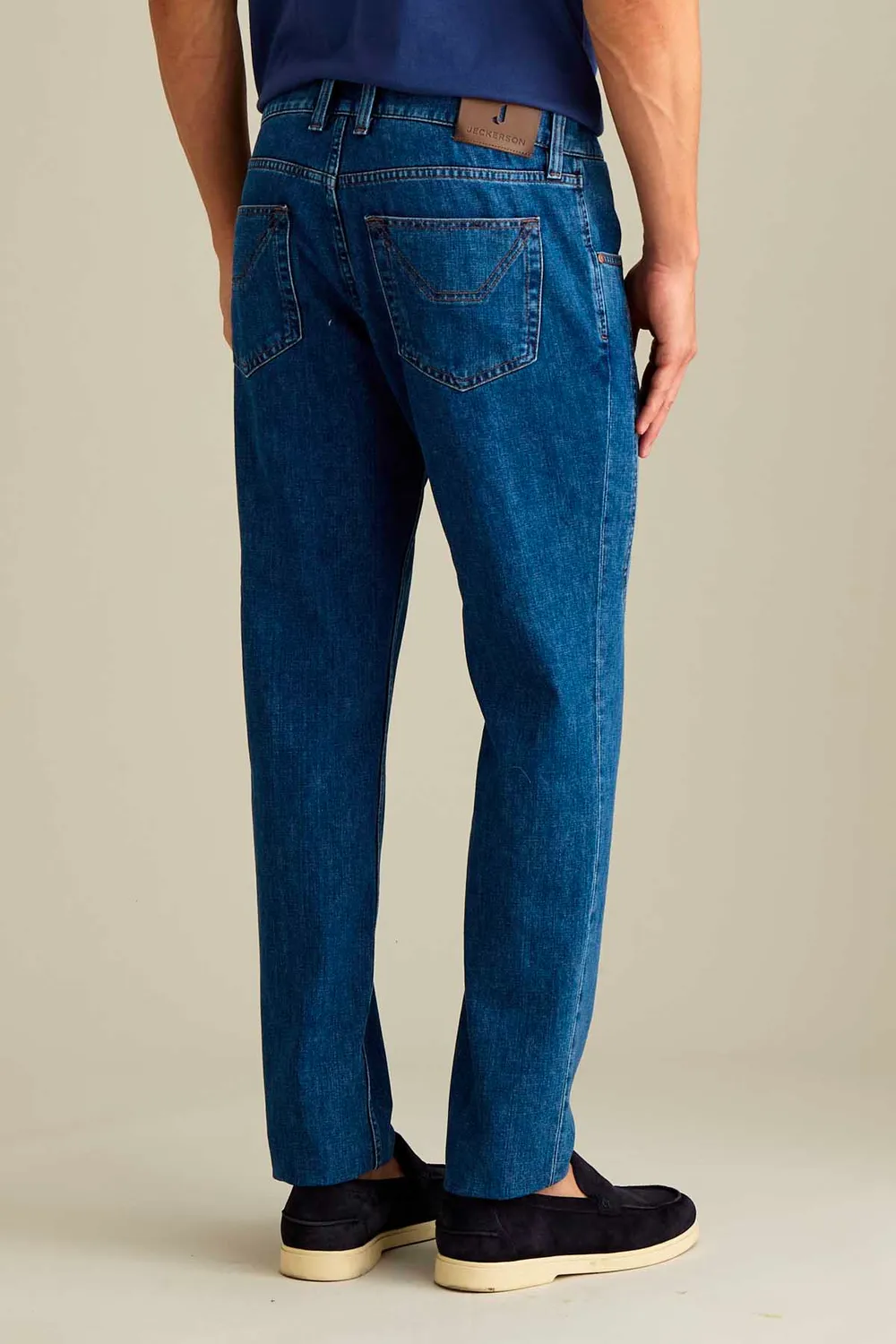 Jeckerson Anniversary Slim Fit Jeans Dunkelblau Viskose