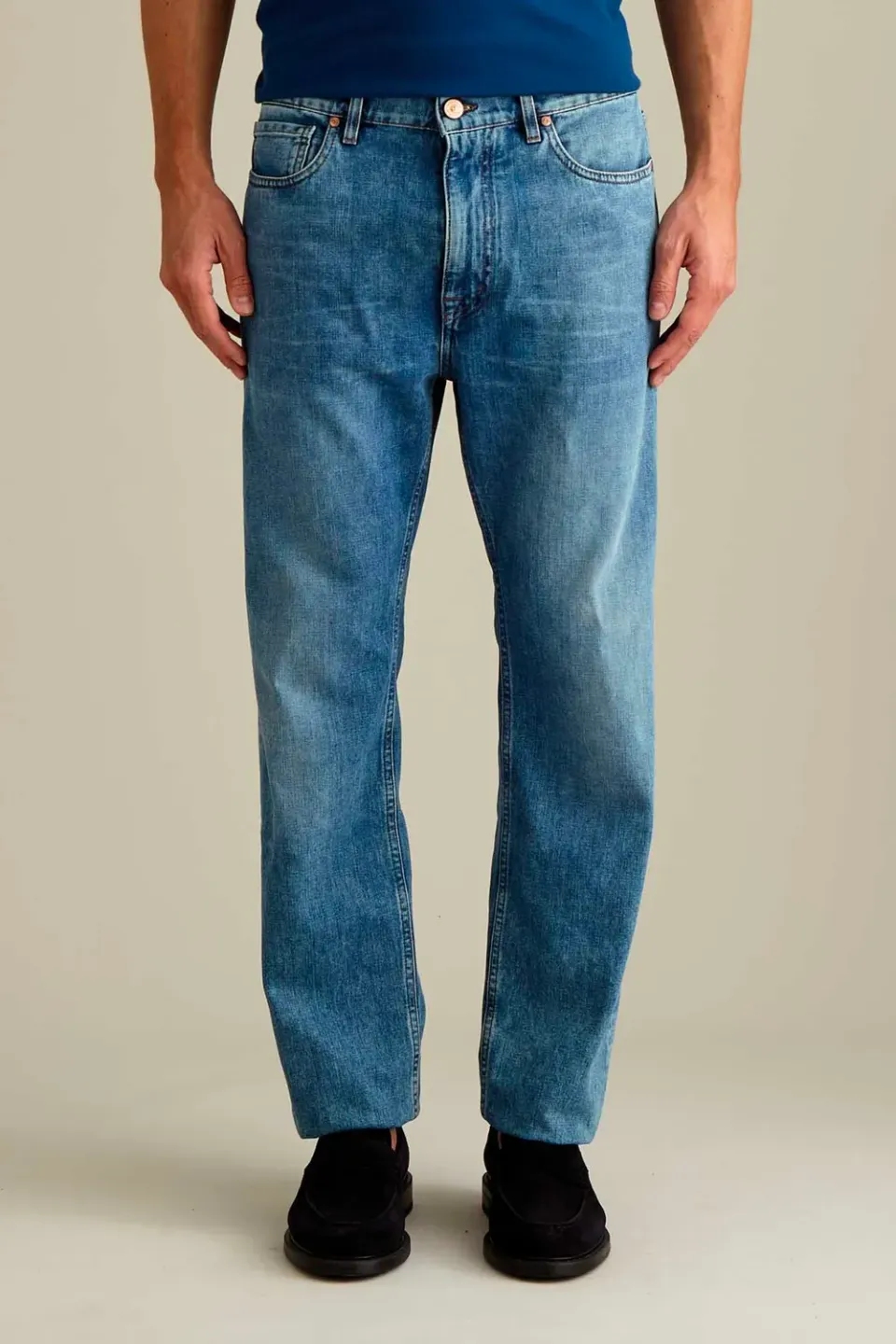 Jeckerson Regular Fit Herrenjeans Hellblau Vintage