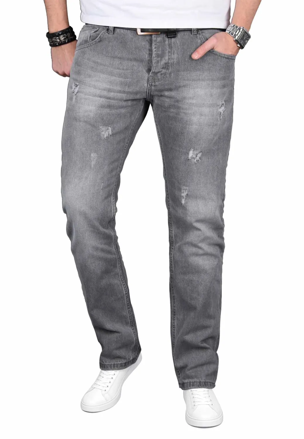 Alessandro Salvarini Comfort Fit Jeans Herren Denim