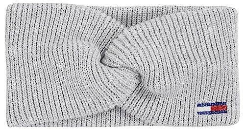 Tommy Jeans TJW Flag Headband AW0AW15475 Stirnband Grau OS gestrickt