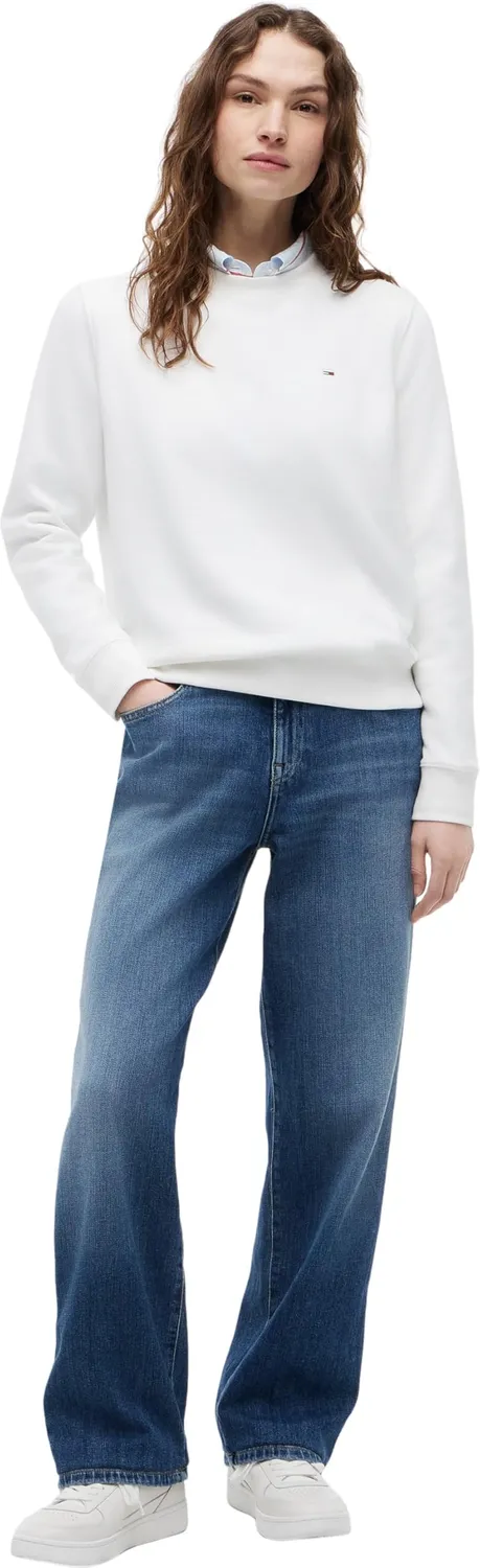 Tommy Jeans Crew Neck Pullover Damen Sweat Rundhals
