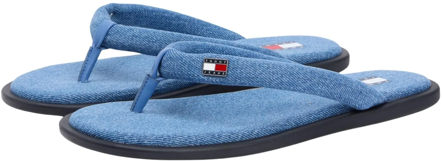 Tommy Jeans Padded Denim Sandalen 39 EU flach Denim