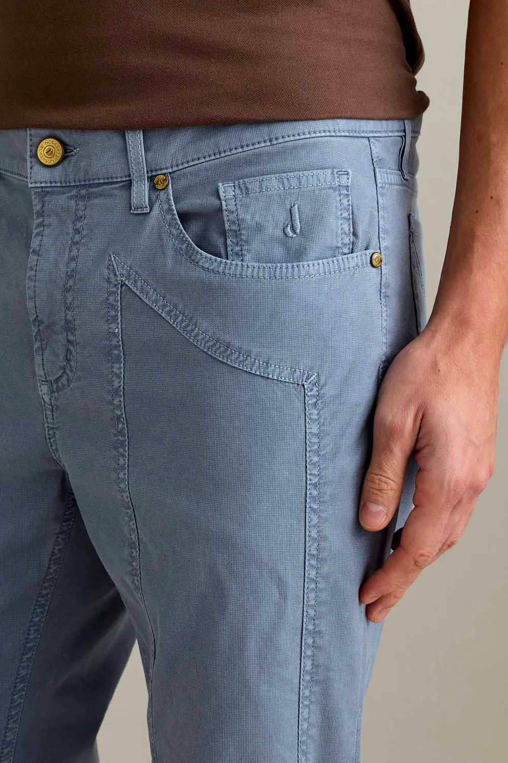 Jeckerson John Toppa Slim Hose staubblau