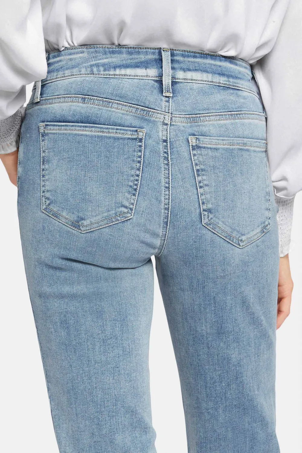 NYDJ Marilyn Straight Jeans Haley blau formend